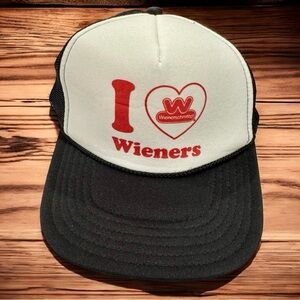 I Love Wieners Trucker Hat Wiernerschnitzel Logo Mesh SnapBack Cap OTTO